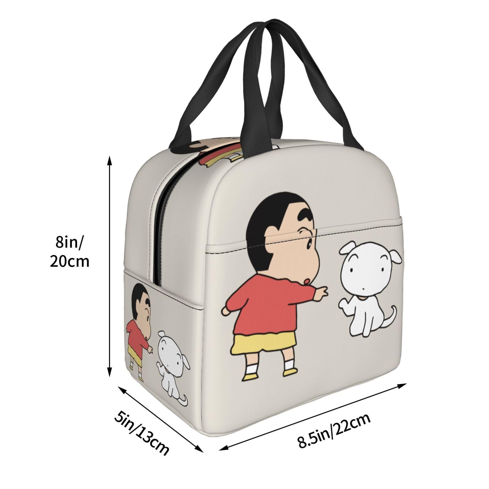 Amazon.co.jp: 弁当バッグ クレヨンしんちゃん シロ ランチバッグ お
