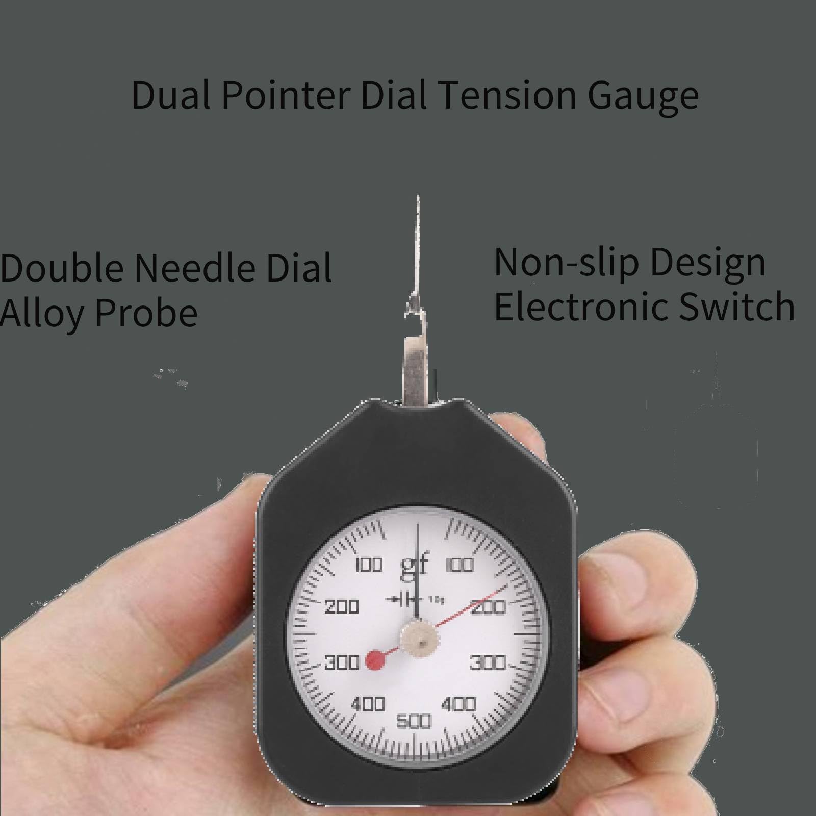 Medidor de tensión, medidor de tensión de doble puntero, medidor de tensión de tracción, medidor de presión SZG-500-2