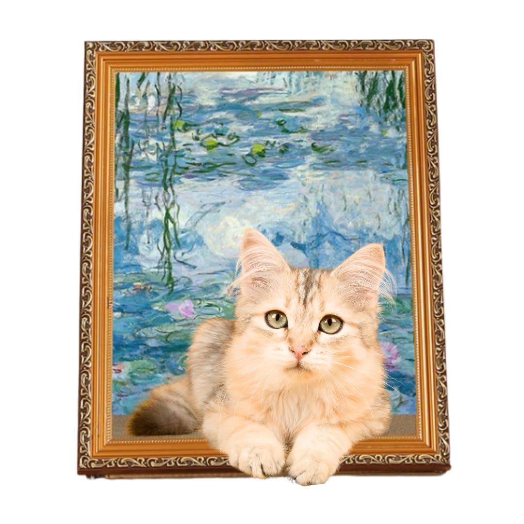Amazon | 【MEWRA】 猫用 爪とぎ おしゃれ 名画アートデザイン