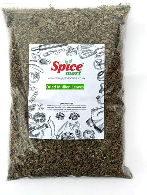 Mullein Dried Leaves | Leaf Herb Dried Cut Leaves Herbal Tea Premium Quality Free UK P&P 50g-950g (50g)