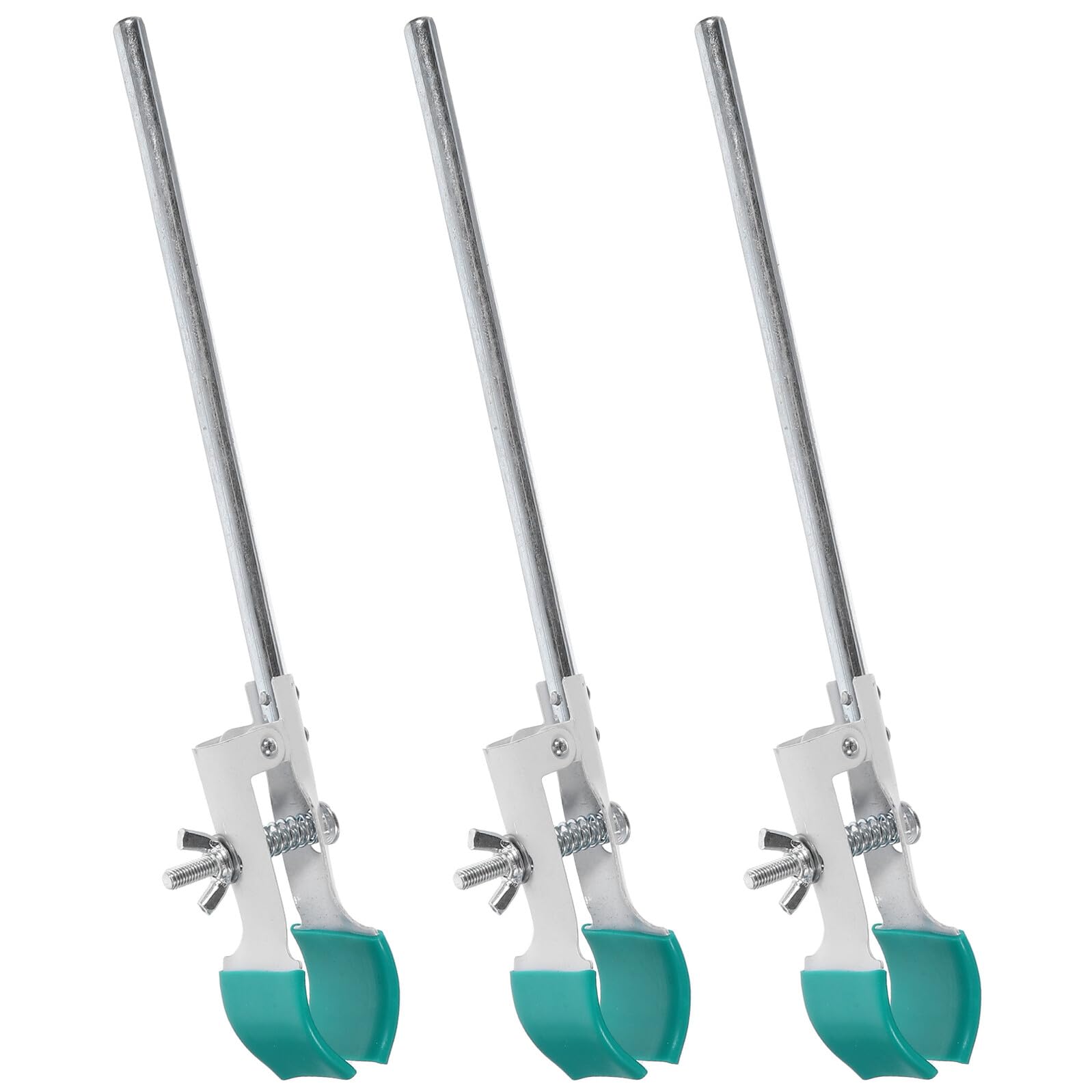 Pince pour laboratoire Anneome à 3 doigts avec fixation sécurisée de verrerie