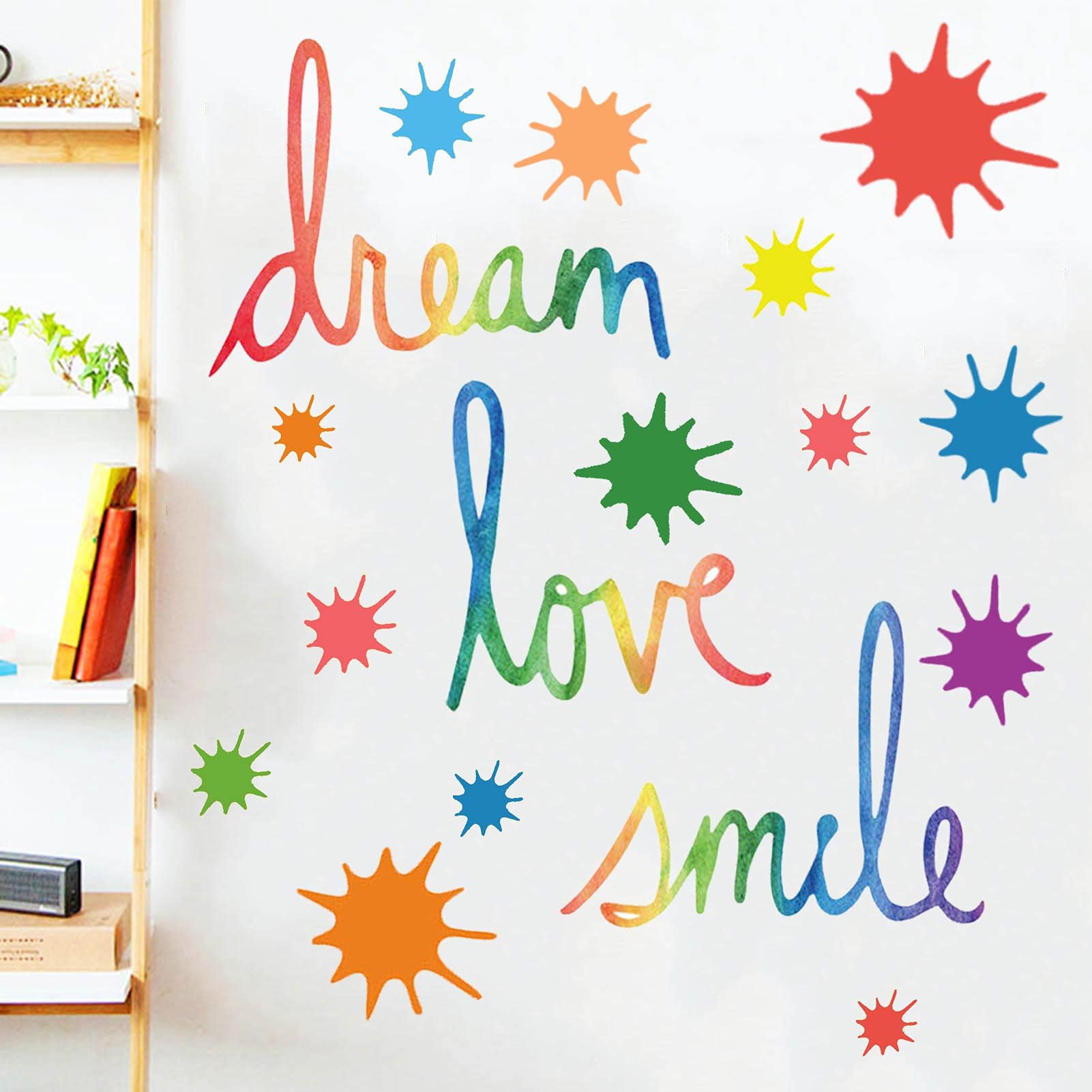 "Smart Strong Fearless" Inspirational Wall Decals For Girls Room - Waterproof Vinyl Stickers - View #13