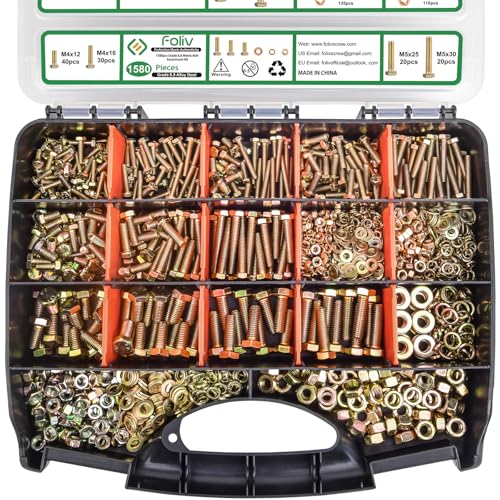 Assortiment boulons métriques Foliv pour réparer sans manquer de vis