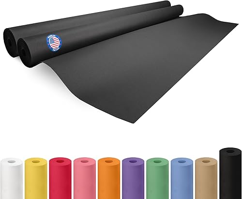 Miniatura 34 de IDL Packaging - Rollo de papel kraft rojo de 36 x 2160 pulgadas (180 pies), hecho en Estados Unidos, grosor 45 libras, arte, envoltura regalos