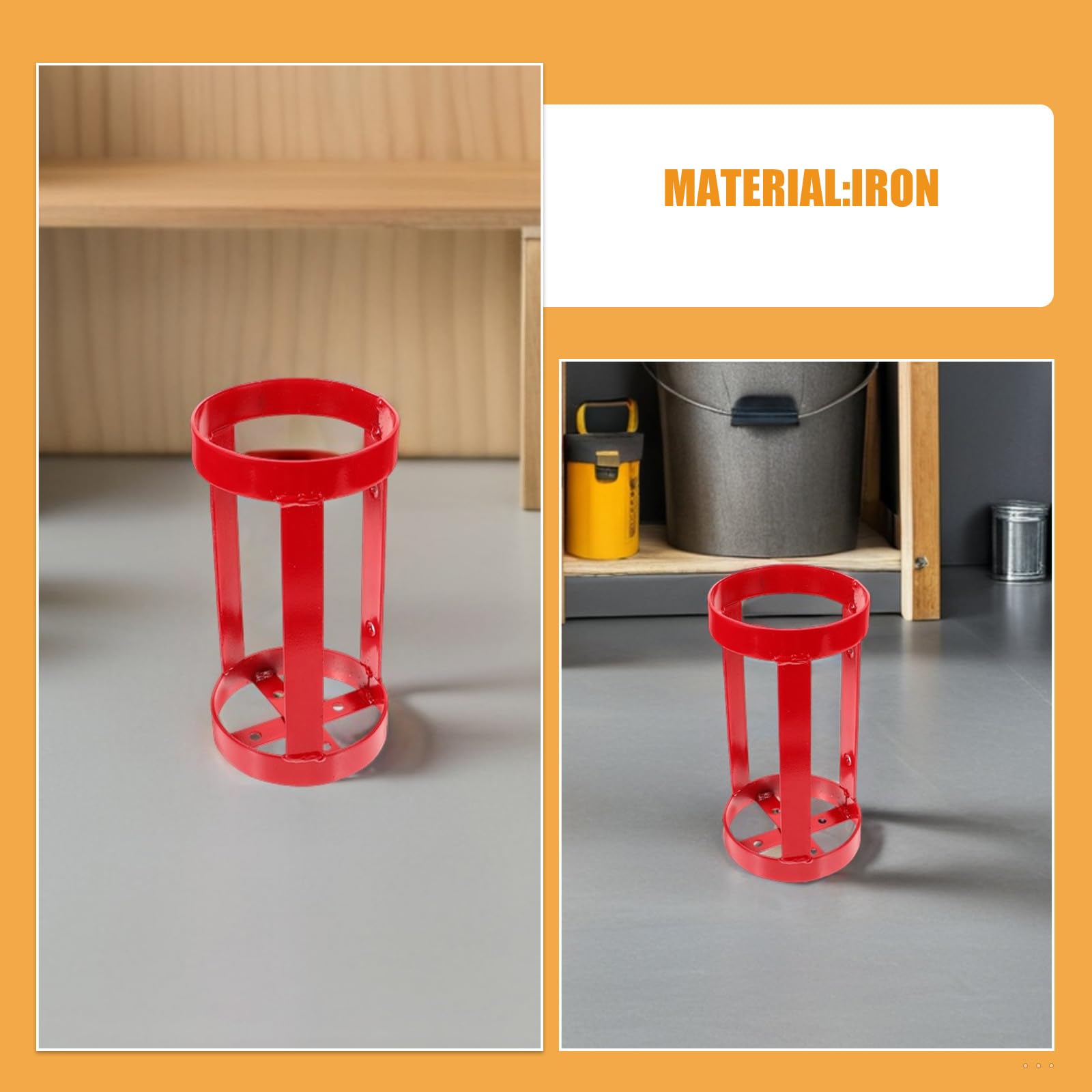 Cabilock 2piezas Soporte para Extintor de Incendios Fijación Metálica Inoxidable Soportes para Pared Equipo de Seguridad de Emergencia para Auto Rv Camión