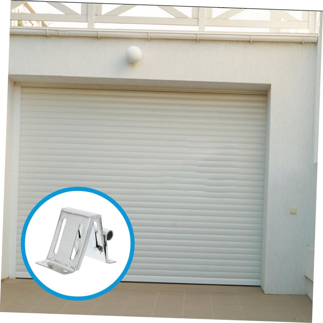 2pcs Garage Door Parts Hardware Replacement Hinges Brackets Easy to Install Versatile for Door Types