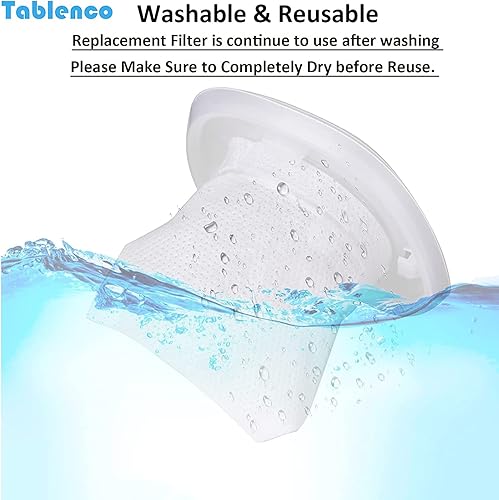 Miniatura 9 de HNVCF10 - Filtros de repuesto compatibles con aspiradoras de mano Black and Decker HNVC215B10 HNV215B12 HNVC215BW52 HNVC115J06 HNVC115B22