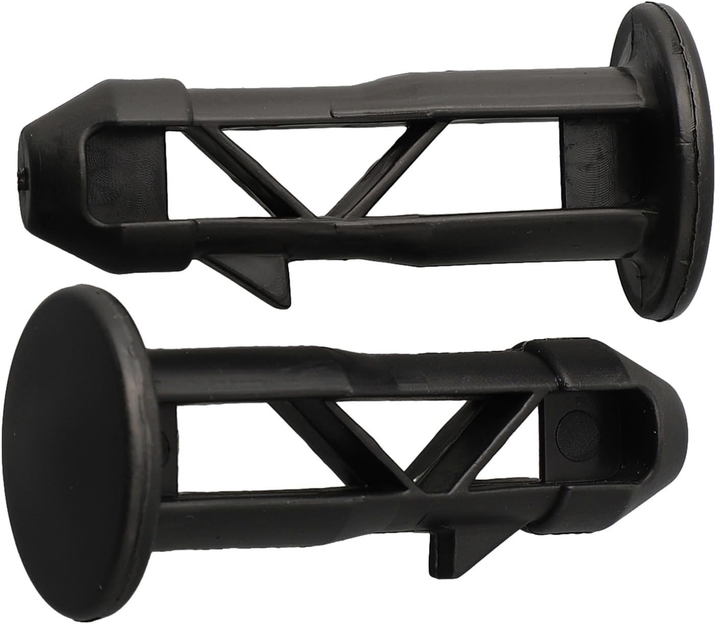 Bin Lid Hinge Pin – 67mm x 31mm Round Head Black Plastic Replacement Pivot Pin for 240L Household & Commercial Wheeled Trash Cans(3 pairs)