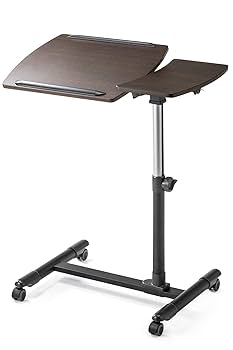 Amazon | サンワダイレクト サイドテーブル 昇降式 高さ57～83cm