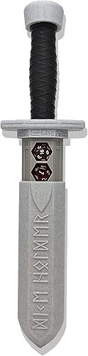 MunnyGrubbers - Soporte para dados de espada - (mármol) - (juego de dados D20 de 7 piezas aleatorias incluidas) - Almacenamiento de dados