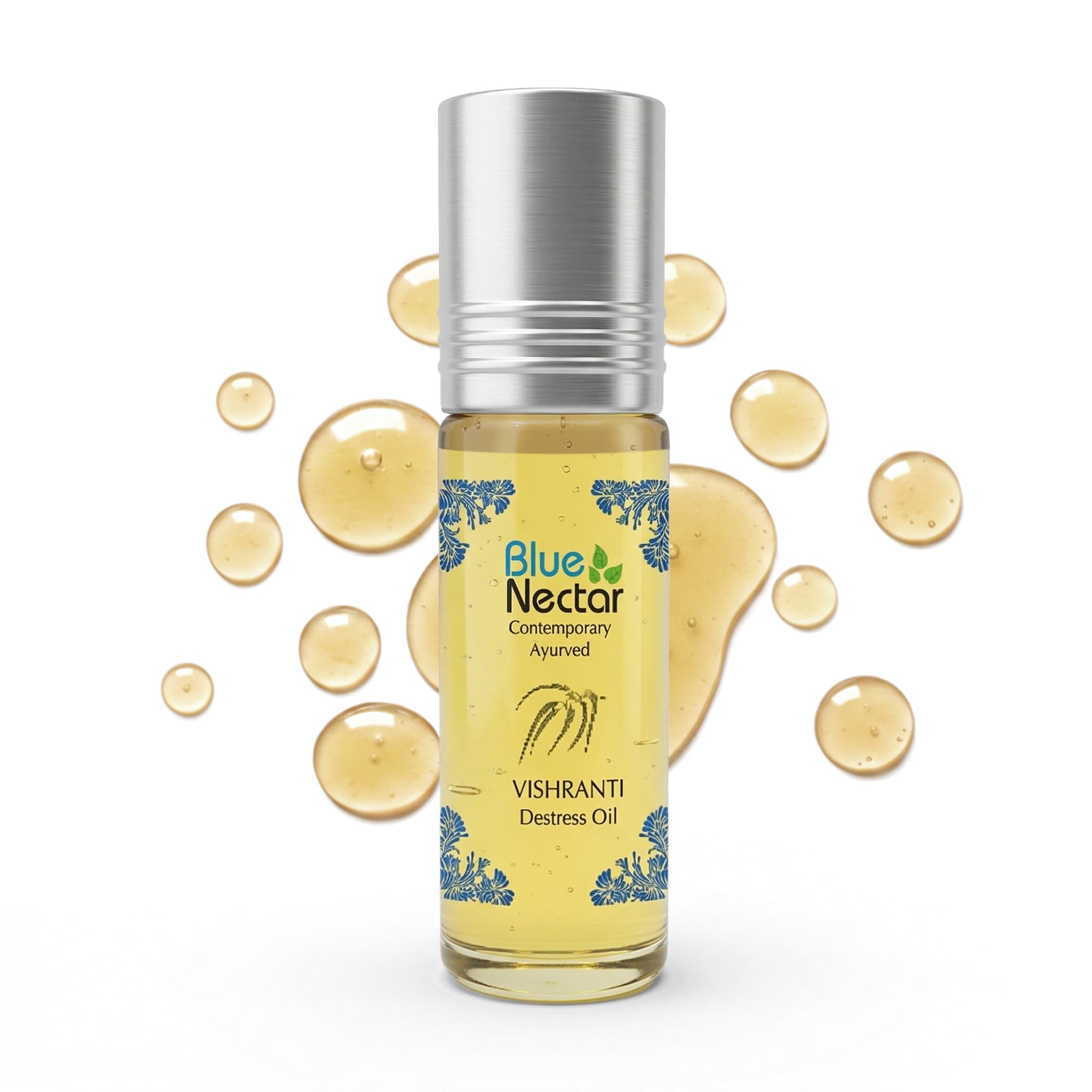 Blue Nectar Destress Oil Roll On, for relief from Headache, Migraine & Sinusitis,9ml-image-34