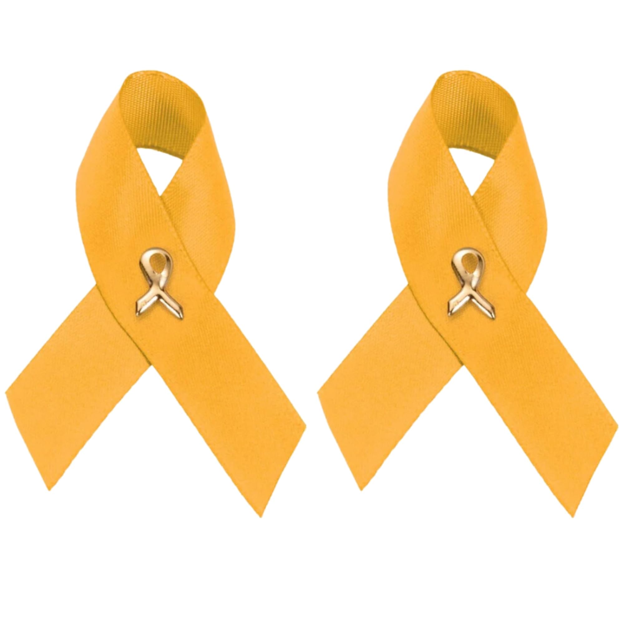 Childhood Cancer Awareness Wholesale Pack/Bulk Pins - Gold Ribbon/Butterfly Pins for Childhood Cancer Awareness - Perfect for Support Groups, Events, Gift-Giving and Fundraising