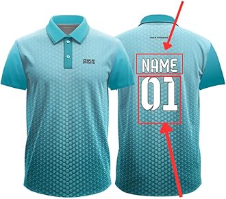 Dika Sports Custom Sports Cricket Jersey Customise t-Shirt for Men Personalised Name | 2 Year to 5XL
