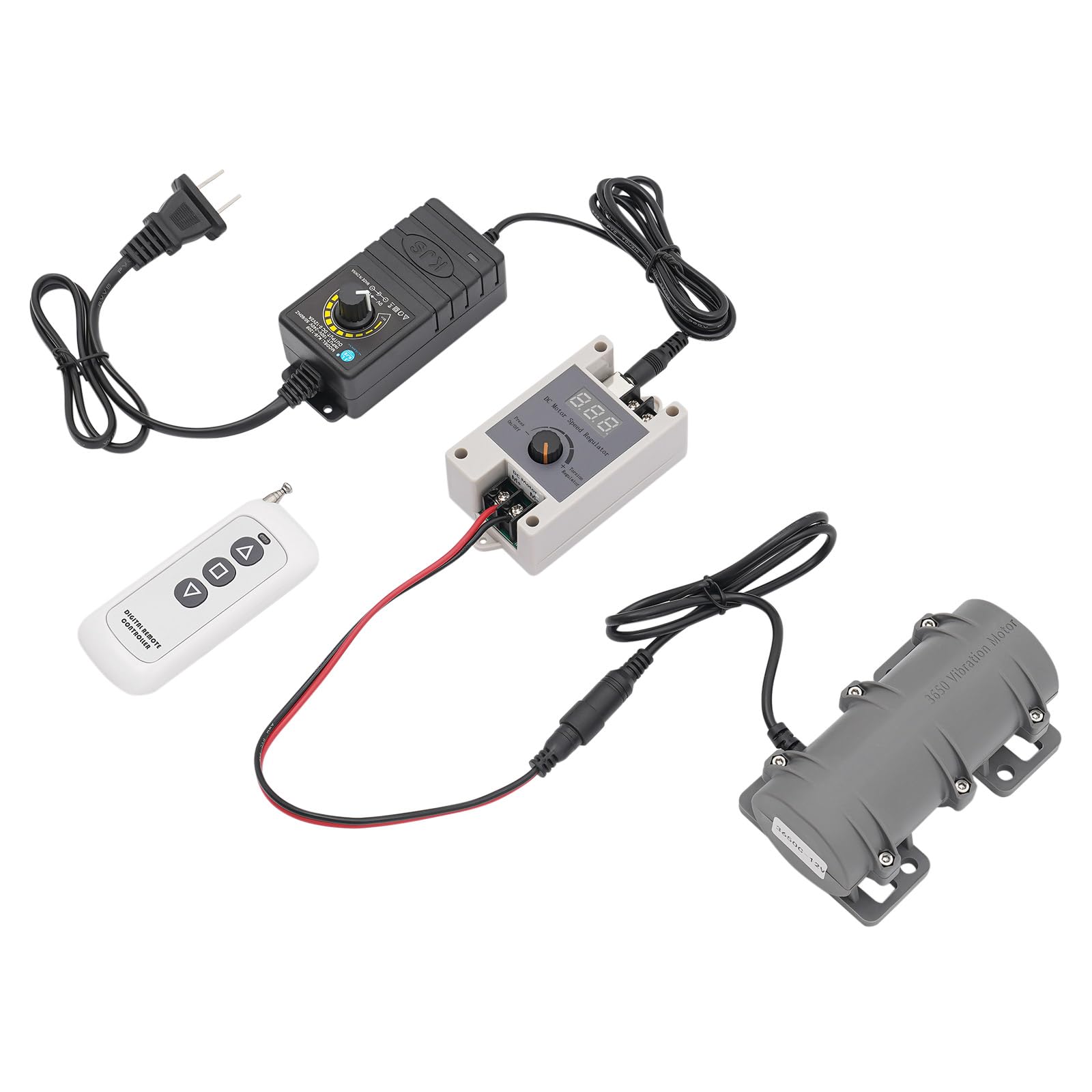 Silnik wibracyjny 12 V/24 V DC mały silnik elektryczny mini silnik wibracyjny prędkość silnik wibracyjny do masażu łóżko krzesło 3800 obr./min (12 V)