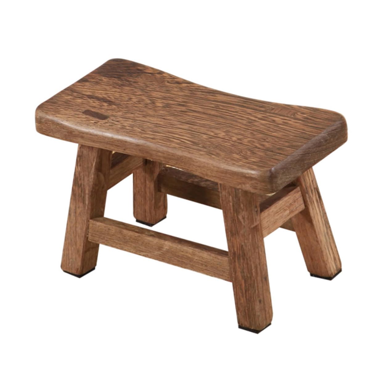 Marchepied en bois VICASKY, petit tabouret rustique et polyvalent pour la maison