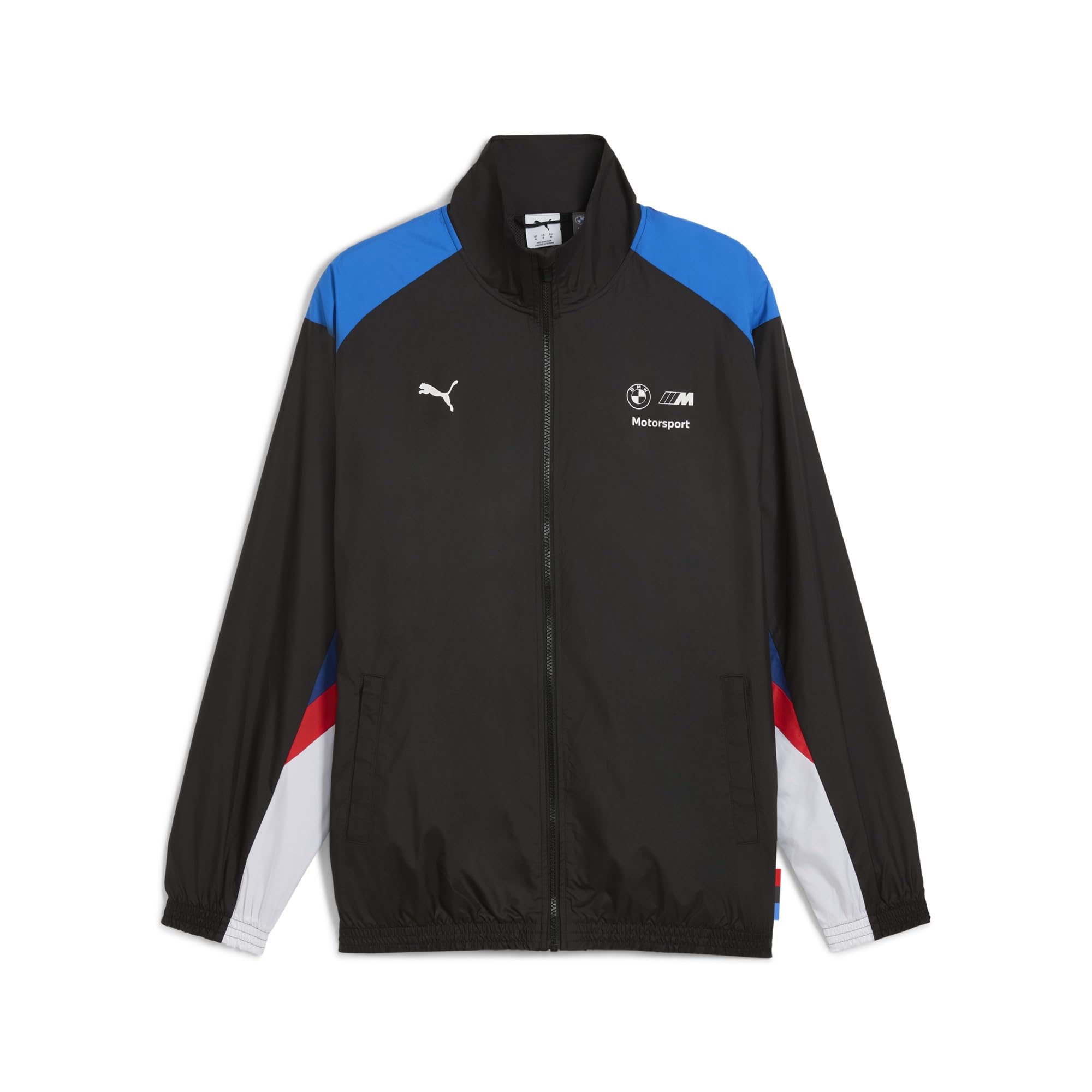 Mens Bmw M Motorsport Woven Jacket Athletic Outerwear Casual - Black