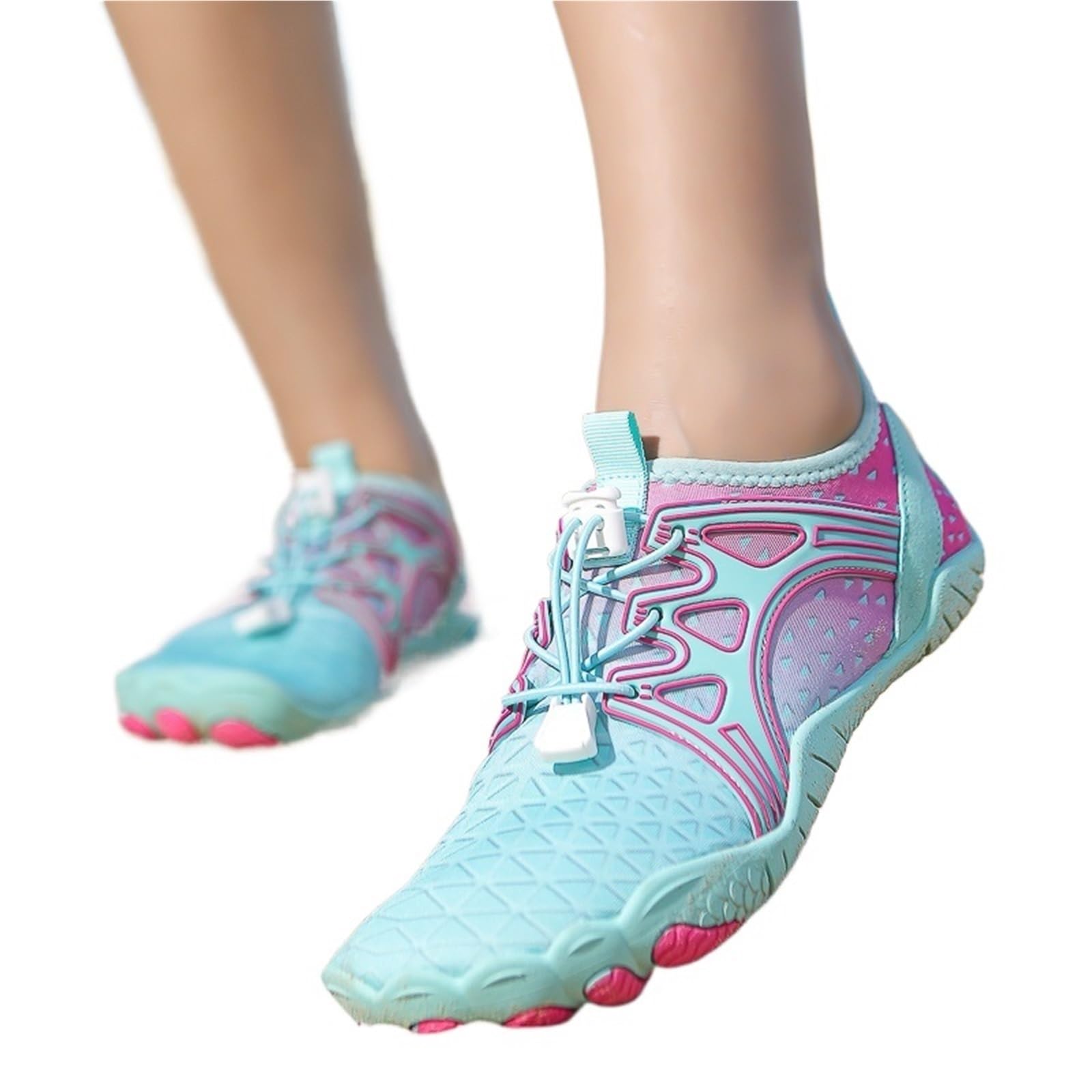 Scarpe da Acqua da Uomo E da Donna, Colorate, Ad Asciugatura Rapida, Antiscivolo, A Cinque Dita, for attività All'aperto, Nuoto, A Piedi Nudi, Scarpe da Acqua(Blue,42)