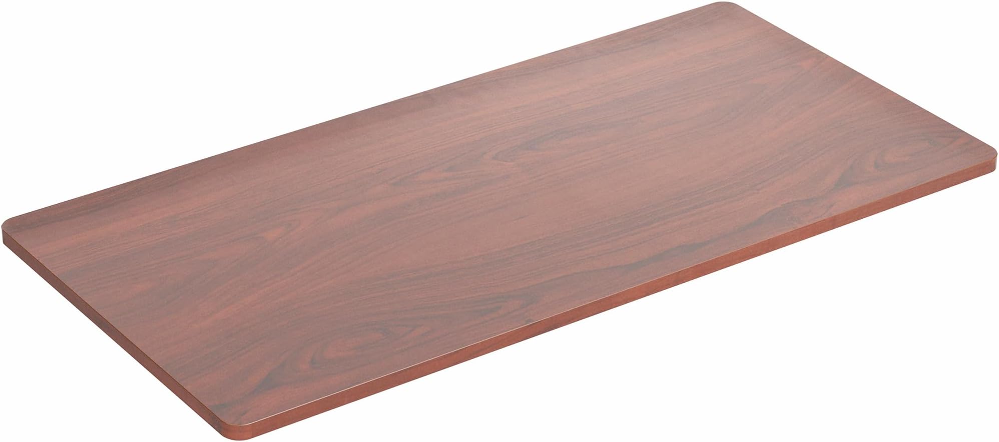 VIVO Dark Walnut 60 x 24 inch Universal Solid One-Piece Table Top for Standard and Sit to Stand Height Adjustable Home and Office Desk Frames, DESK-TOP60D