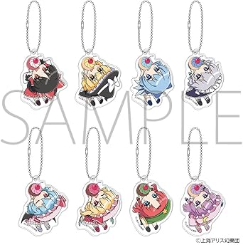 Touhou Project Kapurikko Acrylic Keychain Collection, 1 Box
