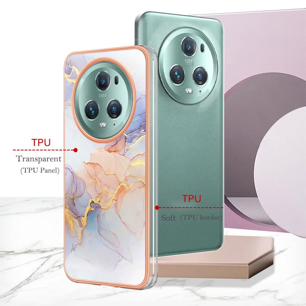 SEAHAI Cuir Coque Pour Honor Magic 5 Pro (Magic5 Pro), Très Mince Étui Portefeuille [Blocage - View #7