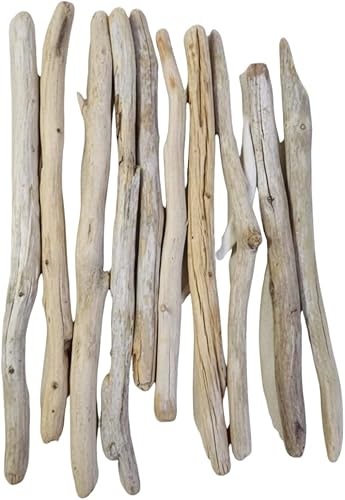 CZ Grain Bastones de madera flotante, paquete de 4, longitud seleccionada de 2,3,4,5,6 pies de largo (5 pies de largo (paquete de 4)