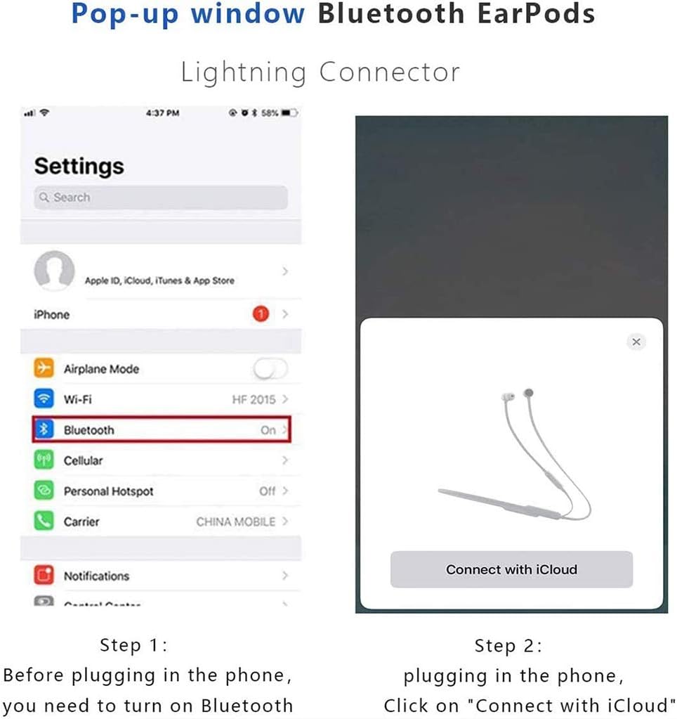 in-Ear Earbuds for iPhone 12, Noise Reduction Headphone, Compatible with iPhone 12/12 Pro/11/Xs/Xs Max/XR/X/8 Plus/7 Plus, [Apple MFi Certification], Support All iOS Systems…