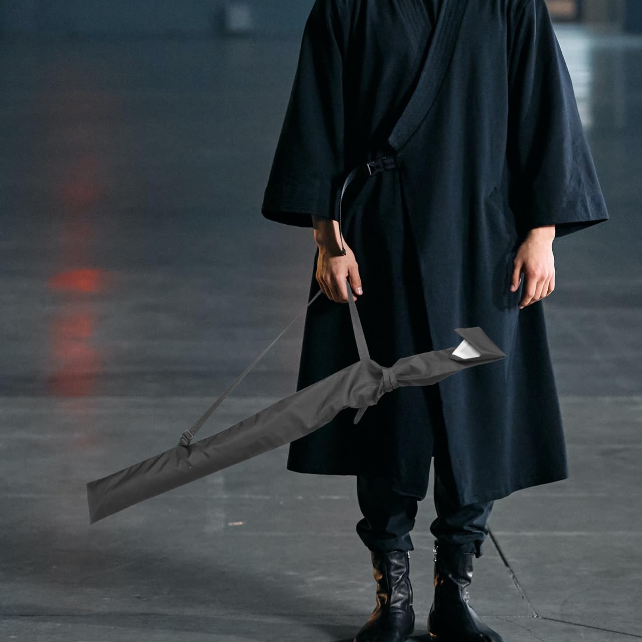 Housse De Transport Pour épée Japonaise – Polyester Noir, Bandoulière Réglable, étanche – Idéal Arts Martiaux