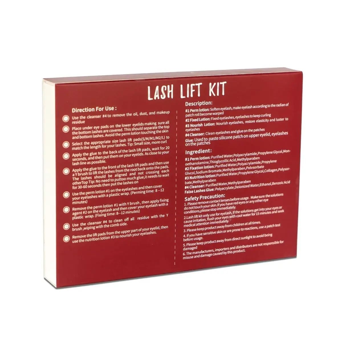 Savni Professional Lash Lift Kit, Complete Eyelash Perming Set
