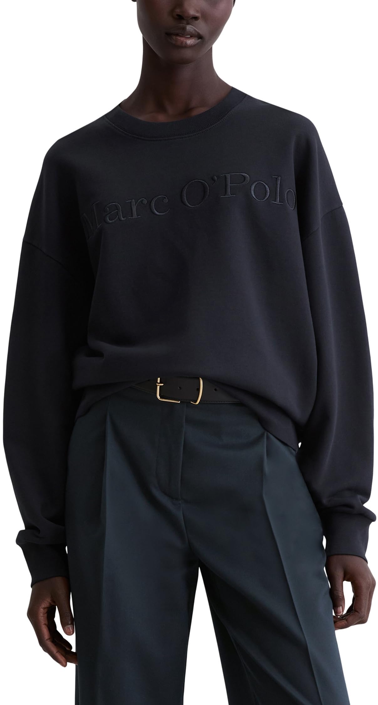 Marc OߴPolo Damen Sweatshirt mit Logo Relaxed Fit