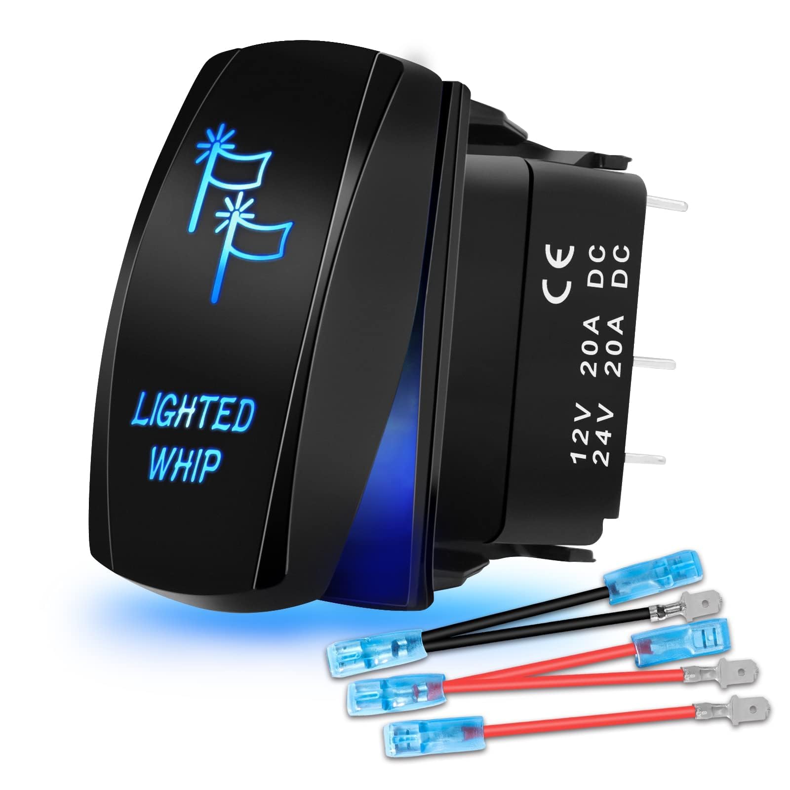 Amazon.com: SWATOW INDUSTRIES Whip Light Rocker Switch 5Pin Laser