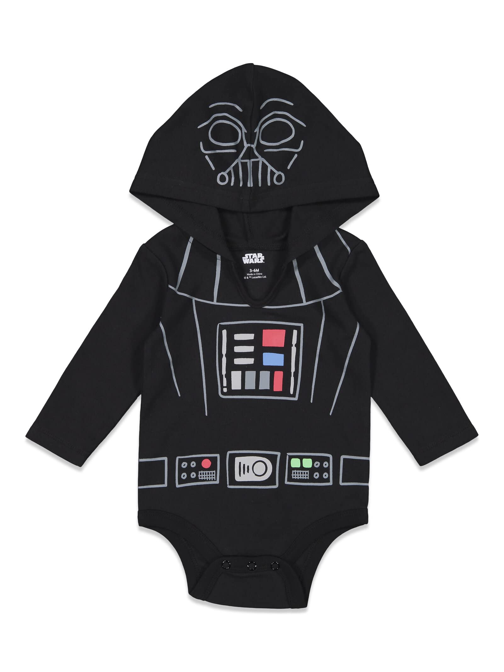 Star Wars Darth Vader Chewbacca Stormtrooper - Traje de manga larga (3 unidades)