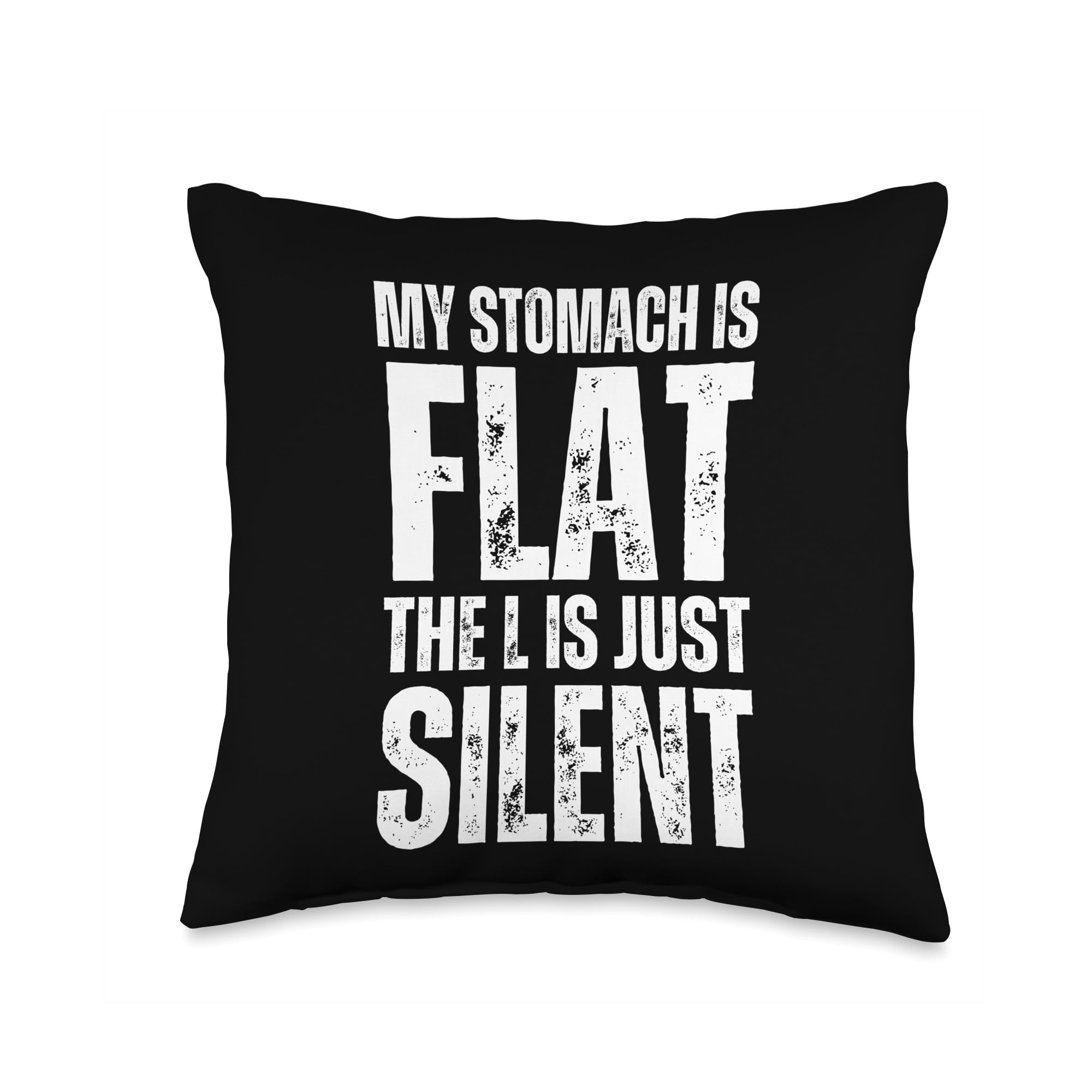 BW Funny Beer Belly My Stomach is Flat The L is Just ...