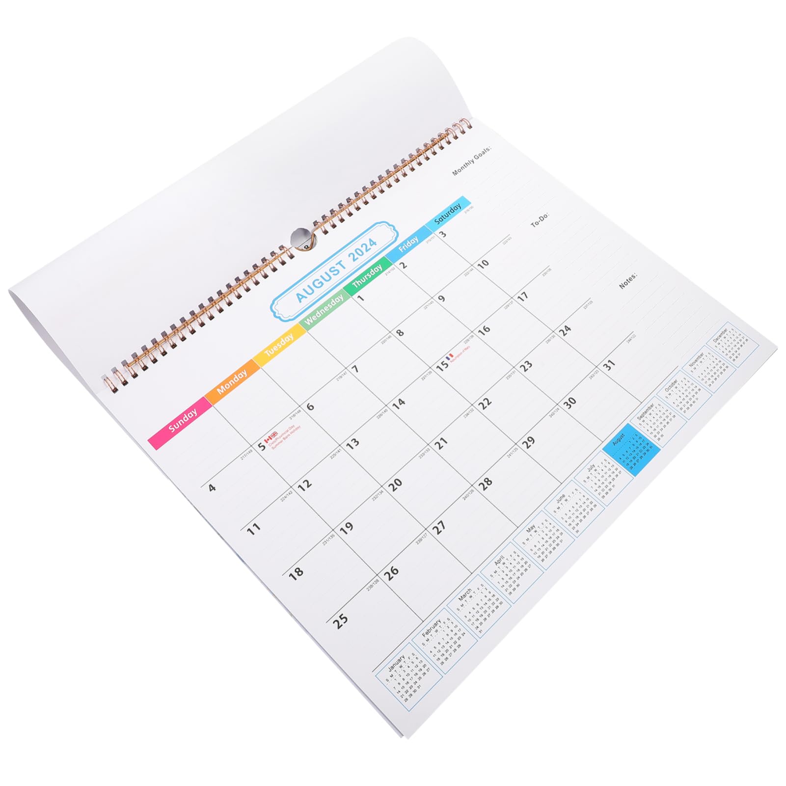 VILLCASE 4stücke Wandkalender Monate Monatskalender Mit Handlichem Design Für Schule Büro Und Zuhause Mit Für Persönliche Notizen Und Langlebig Und Leicht Abreißbar