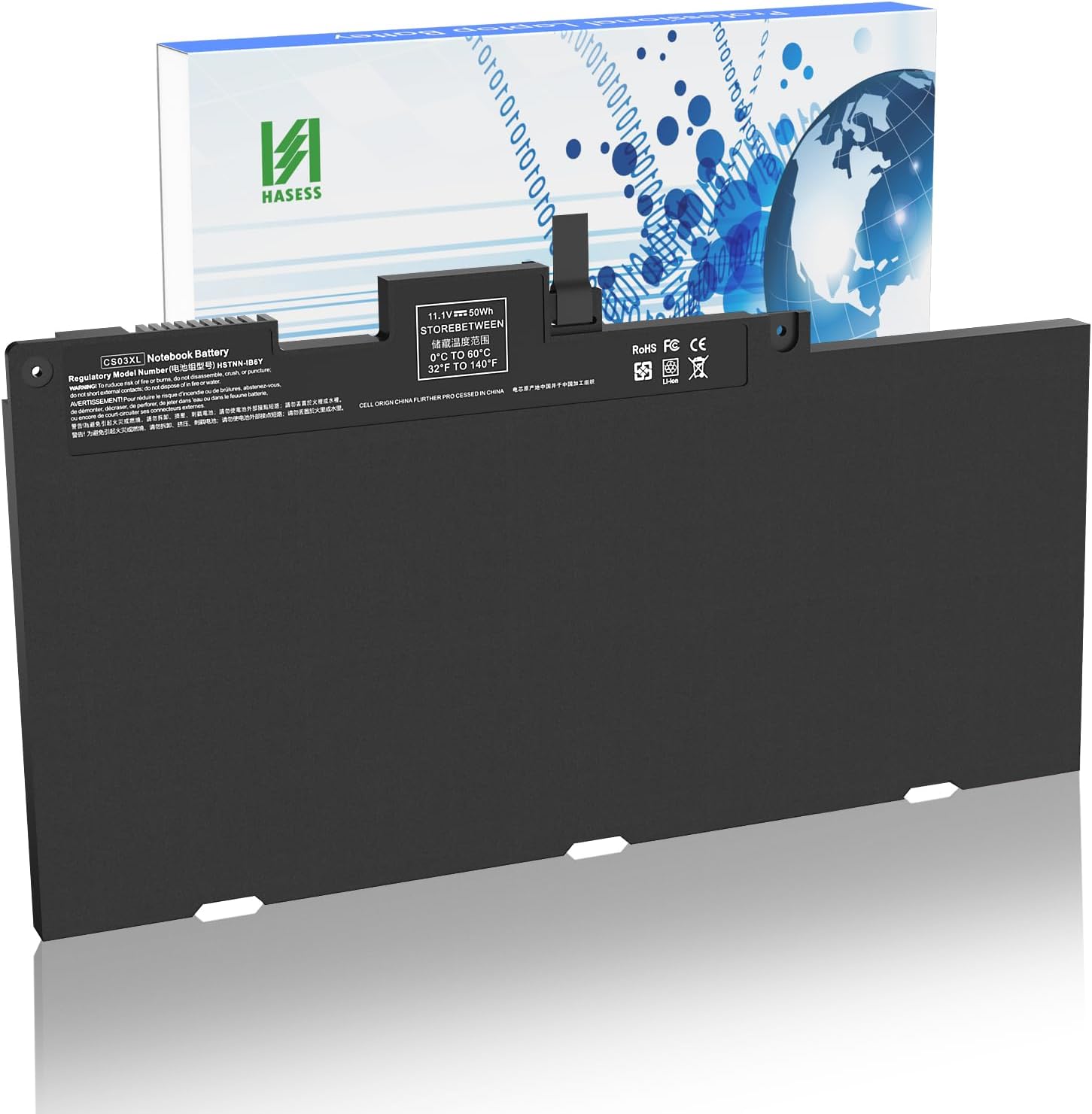 RDY CM03XL CM03 CMO3XL Laptop Batterij 717376-001 716724-421 716724-1C1 voor HP EliteBook 740 745 750 755 840 845 850 855 G1 G2 ZBook 14 G2 15 u G2 (Capaciteit: 4100 mAh 11.1V