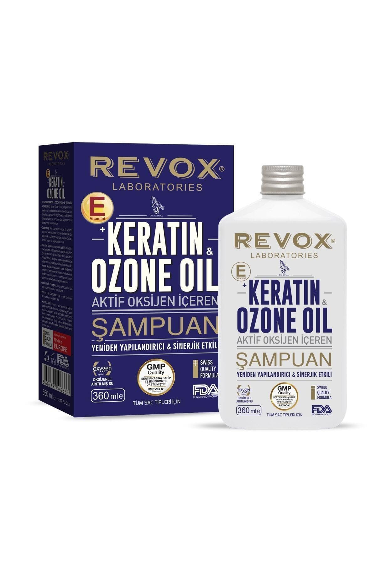 REVOX Keratin & Ozone Şampuan 360 ml