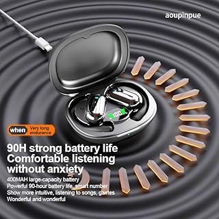 Real Time Translator Earbuds, AI Language Translator Earphone for iPhone & Android Translation Headset 144 Languages for Travel Business Learning, White