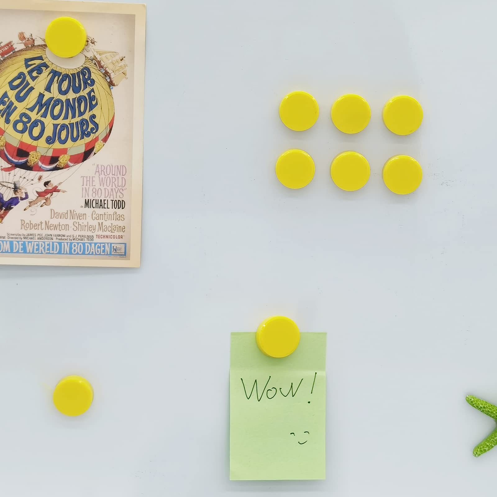 ZDZBLX Calamite Frigorifero Colorate - 20 Pezzi 10 Colori | Magneti Potenti Per Lavagne E Superfici Metalliche - Foto 10