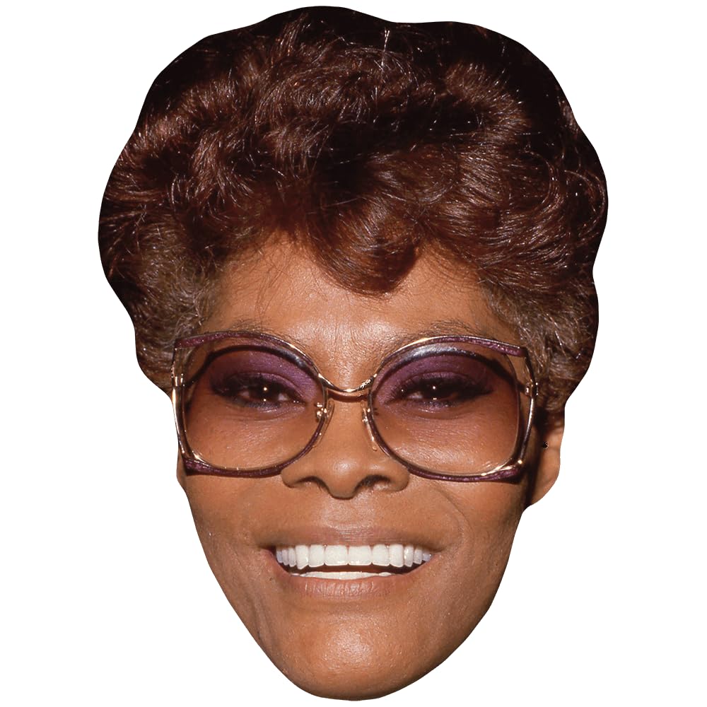 Marie Dionne Warwick (90s) Celebrity Mask, Flat Card Face, Fancy Dress Mask