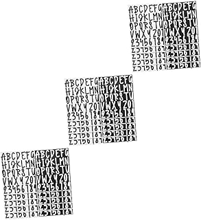 Didiseaon 30 Pcs Alphabet Stickers Letter Stickers Number Tags Letter Decals Crafts Letters Sticker Mailbox Numbers Decals Adhesive Alphabet Labels Removable Letter Stickers Mailbox Stickers