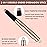 2 in 1 Eyeshadow stick and Sponge Makeup Brush, Brown Smooth Cream Shimmer Shadow Pencil Long Lasting Waterproof Eye Shadow Highlighter Stick Makeup , Hypoallergenic Eyeshadow, Highlighter Eye Liner