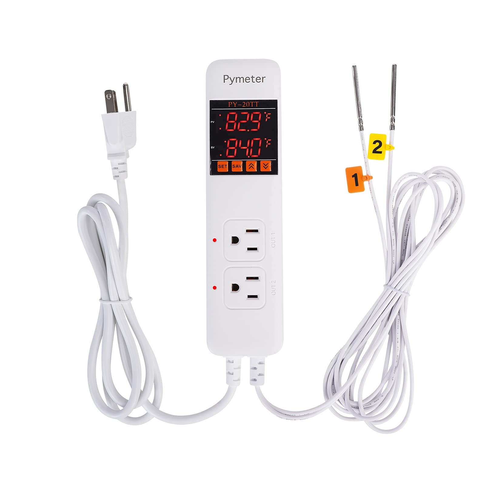 Cool Bot Pymete Dual Pobe Plug In Tempeatue Contolle Heat Mat