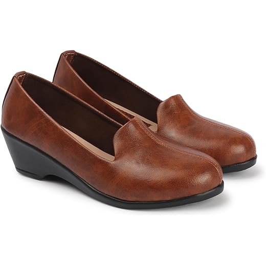 Ladies Hub Womens Wedge Heel Shoes