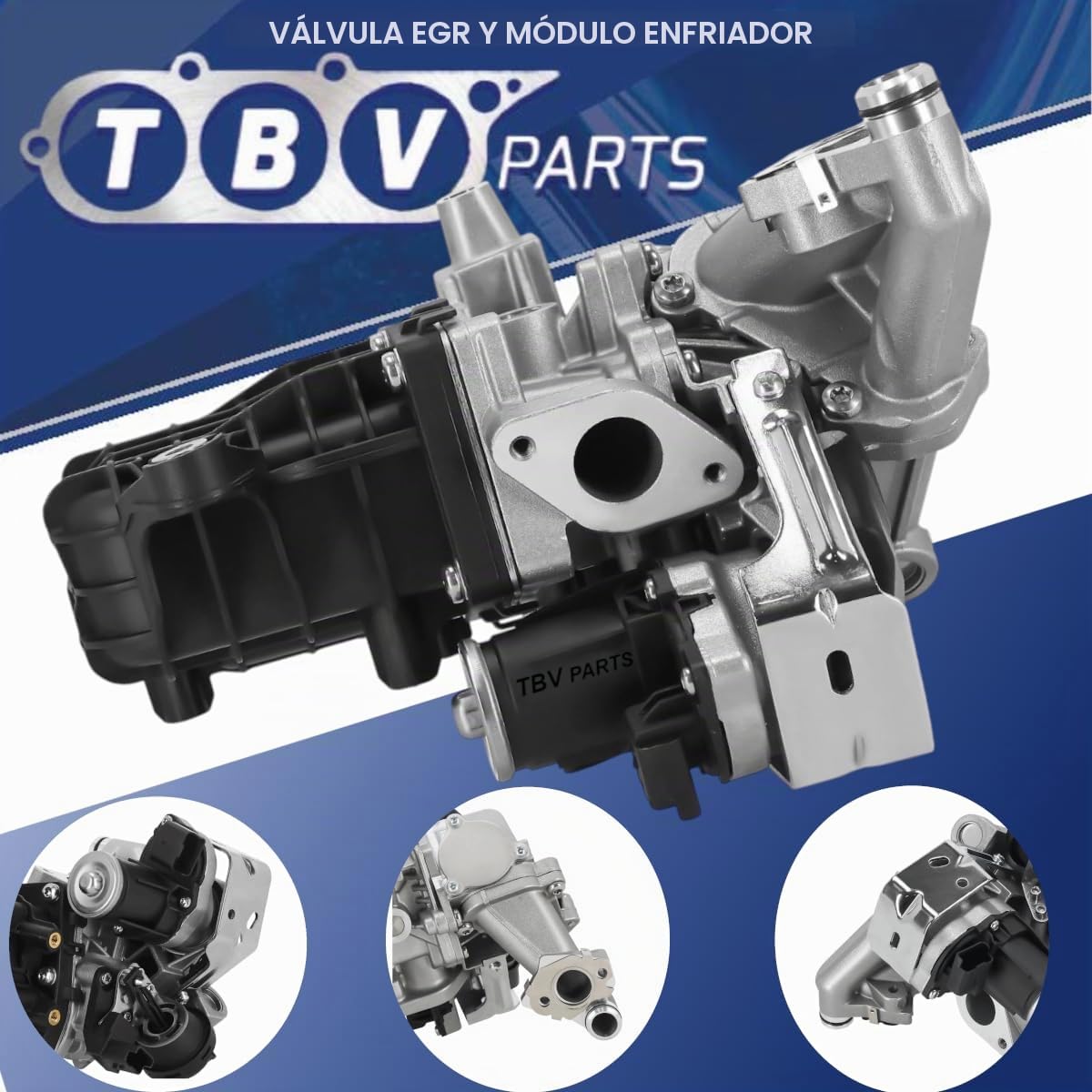 Enfriador Con Valvula EGR 2.0HDI 9807593080 9801705280 1861749 2267338 DS7Q9D475DA DS7Q9D475DB DSZQ9D475DA 717720158 Enfriador gases de escape