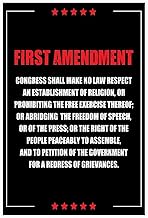 Hazzzey St Amendment Free Speech Constitution Protest Sign, No Kings in America, Resistance Political Poster, Resist Fascism Rally Sign24x36inch(60x90cm)
