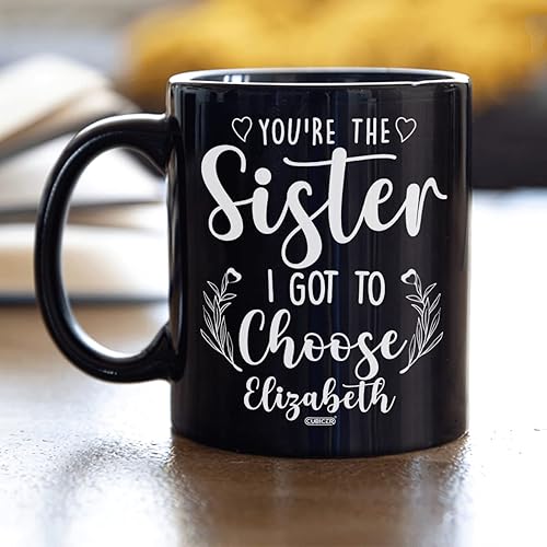 Vista 79 de CUBICER Taza de café de cerámica blanca personalizada, con nombre personalizado, divertidas tazas novedosas con refranes, onzas, regalos de Navidad