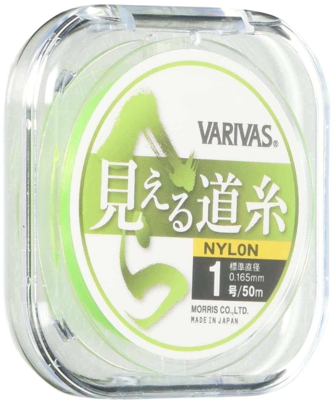 VARIVAS(バリバス) ナイロンライン へら 見える道糸 50ｍ flash green No. 1.0