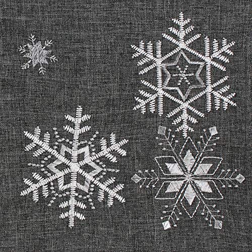 Silver Crystal Table Runner, Grey, Dimensions: 40 x 140 cm - Image 3