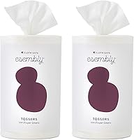 Vista 10 de Esembly Overnighters - Insertos de tela de algodón orgánico con forro polar que se mantiene seco, dobladores de absorción nocturna reutilizables