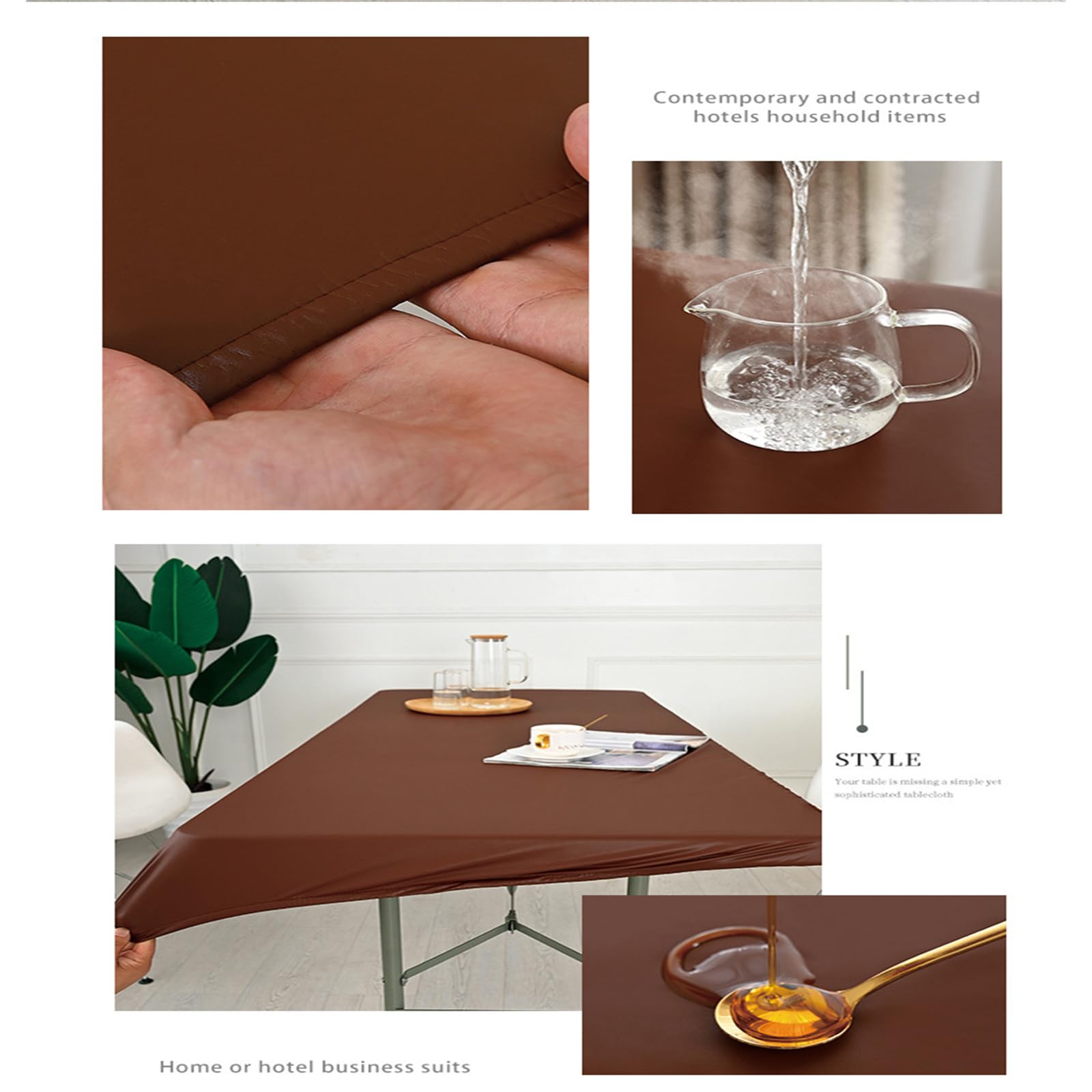 Nappe Rectangulaire Avec Bords élastiques, Motif Floral, Oiseaux Et Animaux, Pour Extérieur