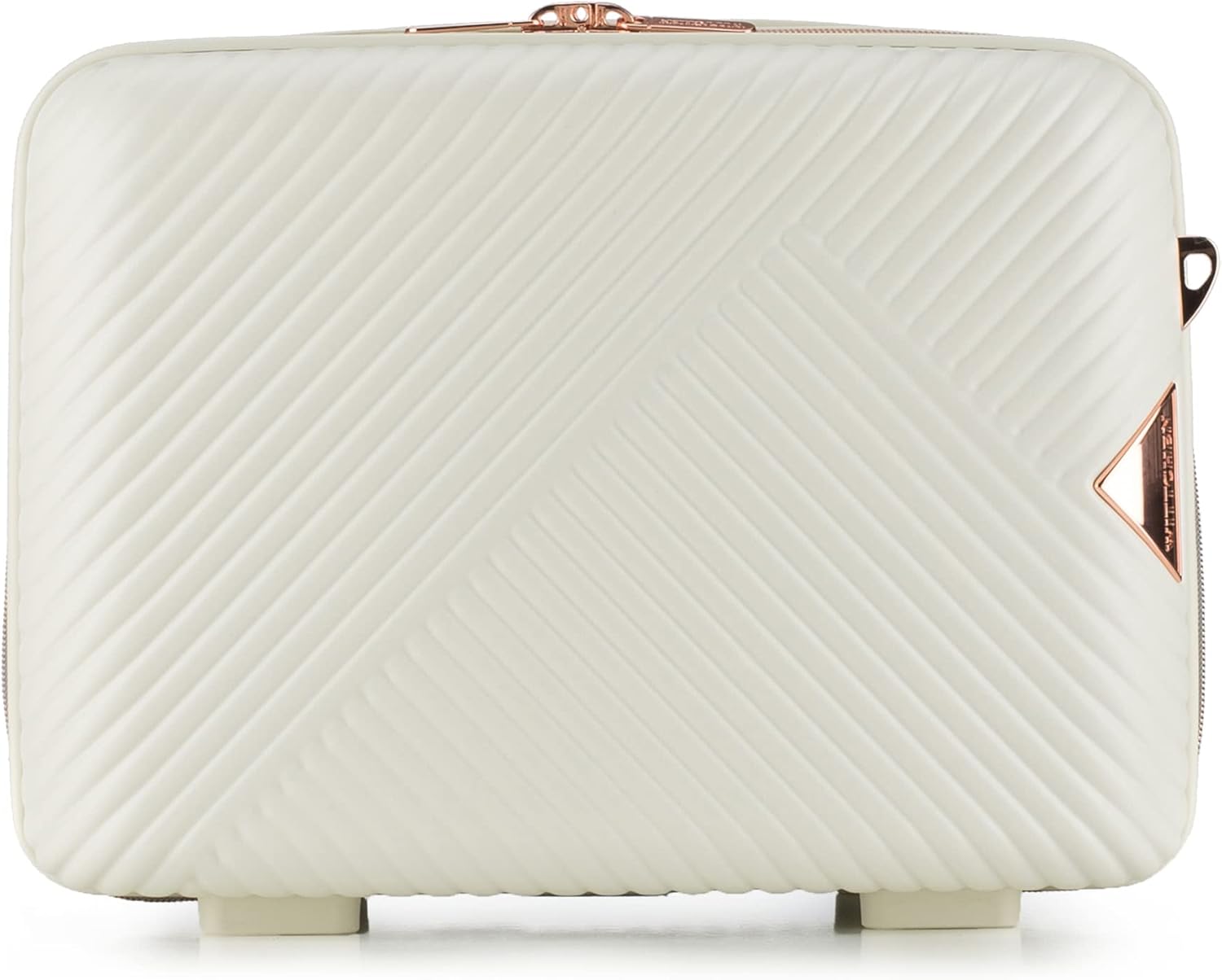 WITTCHEN Polycarbonate material suitcase with 4 swivel castors combination lock hard shells weight, white, Toiletry Bag WITTCHEN Polycarbonate material suitcase with 4 swivel castors combination lock hard shells weight, white, Toiletry Bag